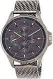 Tommy Hilfiger Shawn Chronograph Quartz Grey Dial Grey Mesh Bracelet Watch for Men - 1791613 Buy Now By Tommy Hilfiger