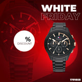 Tommy Hilfiger Aiden Chronograph Black Dial Black Steel Strap Watch For Men - 1791858 Buy Now By Tommy Hilfiger