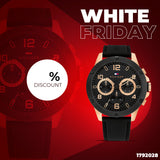 Tommy Hilfiger Blaze Multifunction Black Dial Black Rubber Strap Watch For Men - 1792028 Buy Now By Tommy Hilfiger