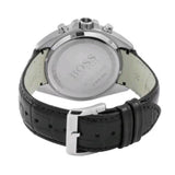 Hugo Boss Casual Chronograph Silver Dial Black Leather Strap Watch For Men - HB1512880 Buy Now By Hugo Boss