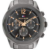 Tommy Hilfiger Lars Chronograph Black Dial Black Steel Strap Watch For Men - 1792061 Buy Now By Tommy Hilfiger