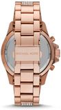 Michael Kors Everest Chronograph Black Dial Rose Gold Steel Strap Watch For Women - MK5875 Buy Now By Michael Kors