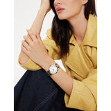 Michael Kors Lennox Three-Hand White Dial Two Tone Steel Strap Watch for Women - MK7464 Buy Now By Michael Kors