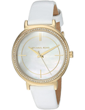 Michael Kors Cinthia Mother of Pearl Dial White Leather Strap Watch for Women - MK2662 Buy Now By Michael Kors