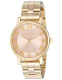 Michael Kors Norie Gold Dial Two Tone Steel Strap Watch for Women - MK3586 Buy Now By Michael Kors