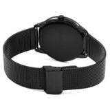 Calvin Klein Minimal Black Dial Black Mesh Bracelet Watch for Men - K3M214B1 Buy Now By Calvin Klein
