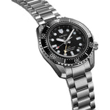 Seiko Prosprex Dark Depths GMT Automatic Black Dial Silver Steel Strap Watch For Men - SPB383J1 Buy Now By Seiko