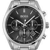 Hugo Boss Champion Black Dial Silver Steel Strap Watch for Men - 1513871 Buy Now By Hugo Boss
