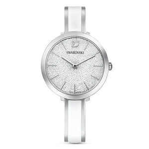 Swarovski Crystalline Delight Silver Dial Two Tone Steel Strap Watch for Women - 5580537 Buy Now By Swarovski