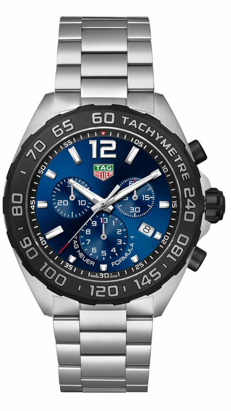 Tag Heuer Formula 1 Chronograph Blue Dial Silver Steel Strap Watch for Men - CAZ101AV.BA0842 Buy Now By Tag Heuer