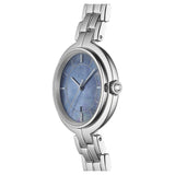 Tissot T Lady Flamingo Mother of Pearl Blue Dial Silver Steel Strap Watch For Women - T094.210.11.121.00 Buy Now By Tissot