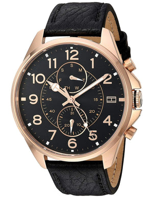 Tommy Hilfiger Dean Chronograph Quartz Black Dial Black Leather Strap Watch for Men - 1791273 Buy Now By Tommy Hilfiger