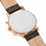 Tommy Hilfiger Kane Chronograph Blue Dial Brown Leather Strap Watch for Men - 1791399 Buy Now By Tommy Hilfiger