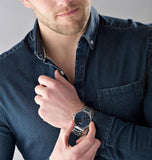 Hugo Boss Oxygen Chronograph Blue Dial Silver Steel Strap Watch for Men - 1513597 Buy Now By Hugo Boss