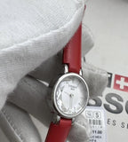 Tissot Lovely Round Mother of Pearl Dial Red Leather Strap Watch for Women - T140.009.16.111.00 Buy Now By Tissot