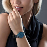 Hugo Boss Infinity Blue Dial Blue Mesh Bracelet Watch for Women - 1502518 Buy Now By Hugo Boss