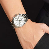 Tissot T Classic PR 100 Chronograph Silver Dial Silver Steel Strap Watch For Men - T101.417.11.031.00 Buy Now By Tissot