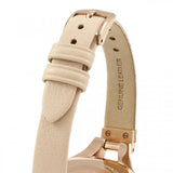 Emporio Armani Chiara Quartz Crystals White Dial Rose Gold Leather Strap Watch For Women - AR7437 Buy Now By Emporio Armani