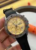 Hugo Boss Admiral Yellow Dial Black Rubber Silicone Strap Watch for Men - 1513968 Buy Now By Hugo Boss