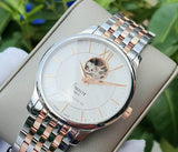 Tissot Tradition Powermatic 80 Open Heart Silver Dial Two Tone Steel Strap Watch For Men - T063.907.22.038.01 Buy Now By Tissot