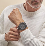 Fossil Bronson Chronograph Grey Dial Brown Leather Strap Watch for Men - FS5855 Buy Now By Fossil