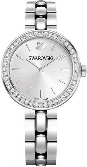 Swarovski Daytime Crystal Silver Dial Silver Steel Strap Watch for Women - 5095600 Buy Now By Swarovski