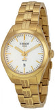 Tissot T Classic PR 100 Lady White Dial Gold Steel Strap Watch for Women - T101.210.33.031.00 Buy Now By Tissot