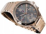 Tommy Hilfiger Eve Chronograph Quartz Grey Dial Rose Gold Steel Strap Watch For Women - 1782277 Buy Now By Tommy Hilfiger