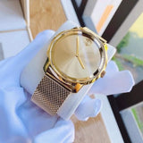 Movado Bold Gold Dial Gold Mesh Bracelet Watch For Men - 3600373 Buy Now By Movado