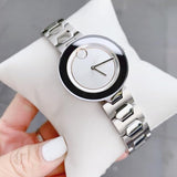 Movado Bold Silver Dial Silver Steel Strap Watch For Women - 3600381 Buy Now By Movado