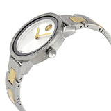 Movado Bold Diamonds Silver Dial Two Tone Steel Strap Watch for Women - 3600451 Buy Now By Movado