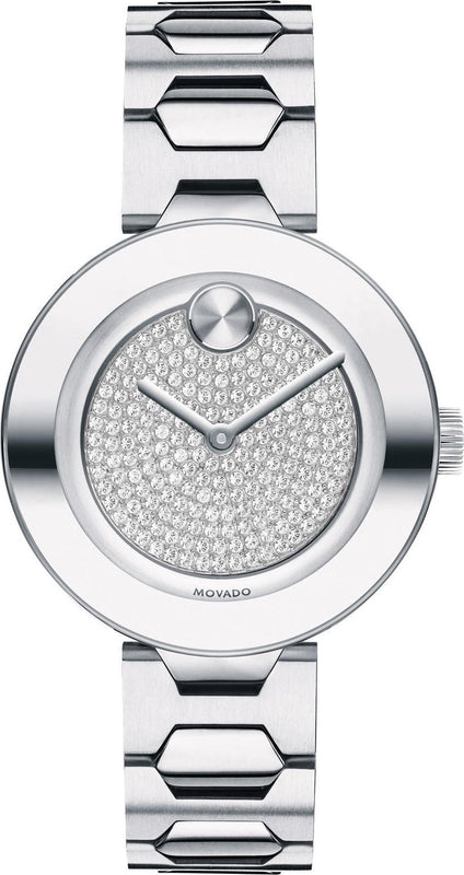 Movado Bold Silver Dial Silver Steel Strap Watch For Women - 3600567 Buy Now By Movado