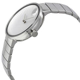 Movado Edge Silver Dial Silver Steel Strap Watch for Women - 3680012 Buy Now By Movado