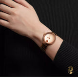 Movado Edge Rose Gold Dial Rose Gold Steel Strap Watch for Women - 3680013 Buy Now By Movado