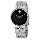 Movado Esperanza 39mm Black Dial Silver Steel Strap Watch For Men - 0607057 Buy Now By Movado