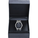 Movado Museum Classic Black Dial Silver Steel Strap Watch For Men - 606504 Buy Now By Movado