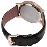 Movado Museum Classic Black Dial Black Leather Strap Watch For Men - 607060 Buy Now By Movado