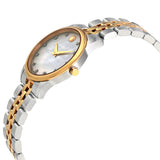 Movado Museum Classic Mother of Pearl White Dial Two Tone Steel Strap Watch for Women - 0607077 Authentic Buy Shop Now