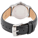 Movado Museum Blue Dial Black Leather Strap Watch For Women - 2100010 Buy Now By Movado