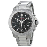 Movado Series 800 Chronograph Black Dial Silver Steel Strap Watch For Men - 2600110 Buy Now By Movado