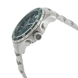 Movado Series 800 Chronograph Green Dial Silver Steel Strap Watch for Men - 2600179 Buy Now By Movado