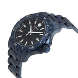 Movado Series 800 Black Dial Blue Ion Plated Steel Strap Watch for Men - 2600139 Buy Now By Movado