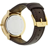 Movado Ultra Slim Blue Dial Brown Leather Strap Watch For Women - 0607092 Buy Now By Movado