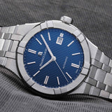 Maurice Lacroix Aikon Automatic Blue Dial Silver Steel Strap Watch For Men - AI6008-SS002-430-1 Buy Now By Maurice Lacroix