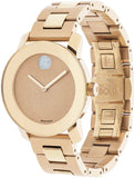 Movado Bold Rose Gold Dial Rose Gold Steel Strap Watch For Women - 3600335 Buy Now By Movado