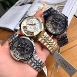 Fossil Townsman Mechanical Black Dial Black Steel Strap Watch for Men - ME1136 Buy Now By Fossil