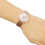 Michael Kors Cinthia Mother of Pearl Rose Gold Dial Rose Gold Steel Strap Watch for Women - MK3643 Buy Now By Michael Kors