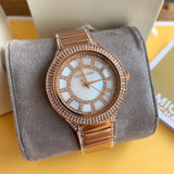 Michael Kors Kerry Mother of Pearl Dial Rose Gold Steel Strap Watch for Women - MK3313 Buy Now By Michael Kors