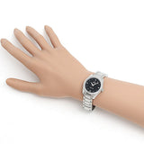 Omega Seamaster Aqua Terra Quartz Diamond Black Dial Silver Steel Strap Watch for Women - 220.10.28.60.51.001