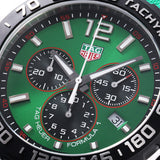 Tag Heuer Formula 1 Chronograph Green Dial Green Rubber Strap Watch for Men - CAZ101AP.FT8056 Buy Now By Tag Heuer